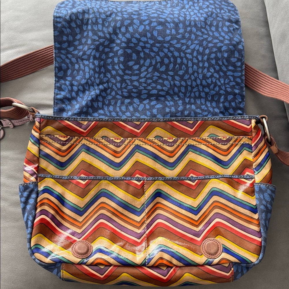 Fossil Multicolor Zigzag Pattern Multipocket Magn… - image 8